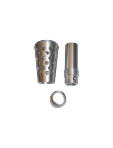 Pommeau de levier alu F2000 Silver